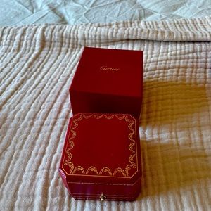 Cartier ring case and box